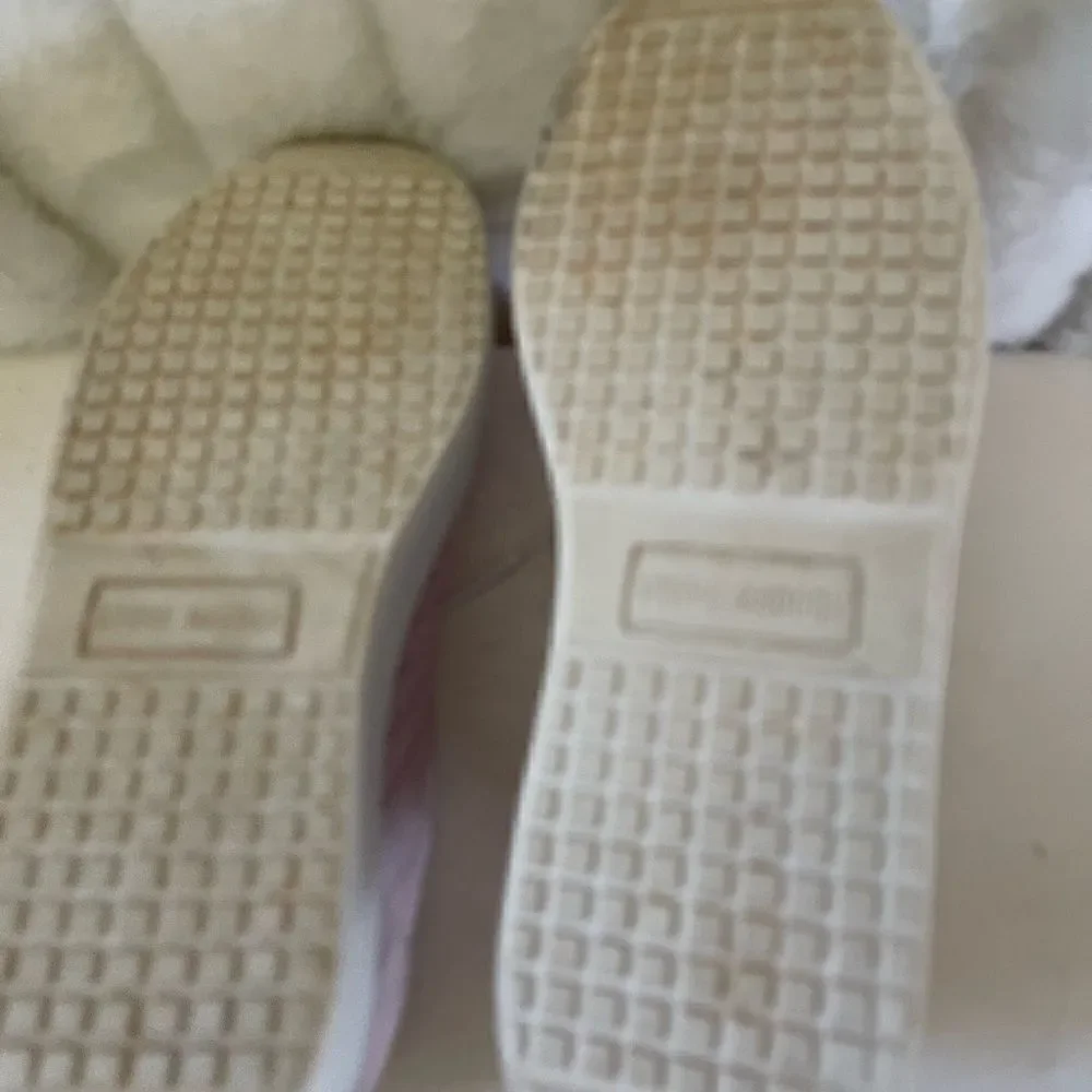 Steve Madden Brixie light pink with white lace fashion sneakers  size 10M